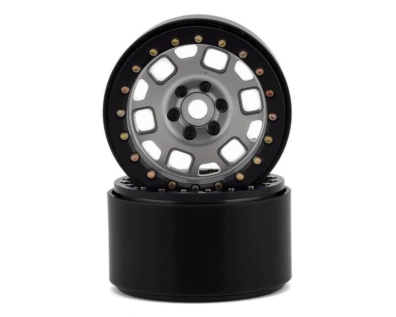 SSD00318  SSD RC 2.2 Contender Beadlock Wheels (Silver)