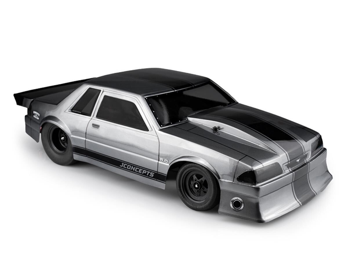JCO0362 1991 Ford Mustang Fox Body Street Eliminator Drag Racing Body (Clear)
