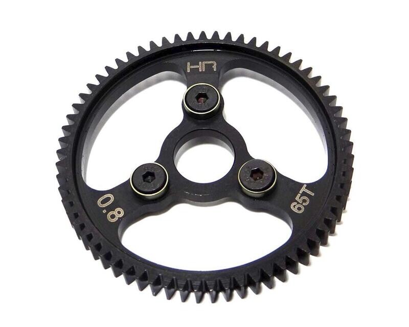 HRASERVO265 Hot Racing 32P/0.8M Hardened Steel Spur Gear (Black) (65T)
