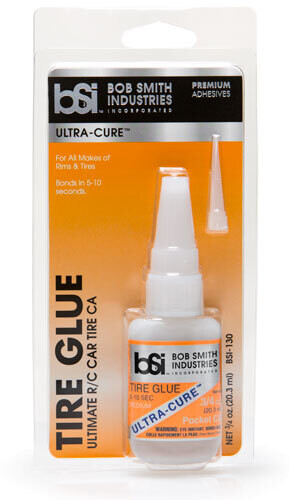 BSI130 3/4oz ULTRA-CURE TIRE GLUE MEDIUM THIN CA with PIN IN CAP