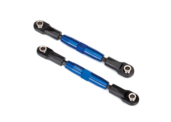 3644X Camber links, rear (TUBES blue-anodized, 7075-T6 aluminum, stronger than titanium) (73mm) (2)/ rod ends (4)/ aluminum wrench (1) (#2579 3x15 BCS (4) required for installation) fits Nitro Slash,