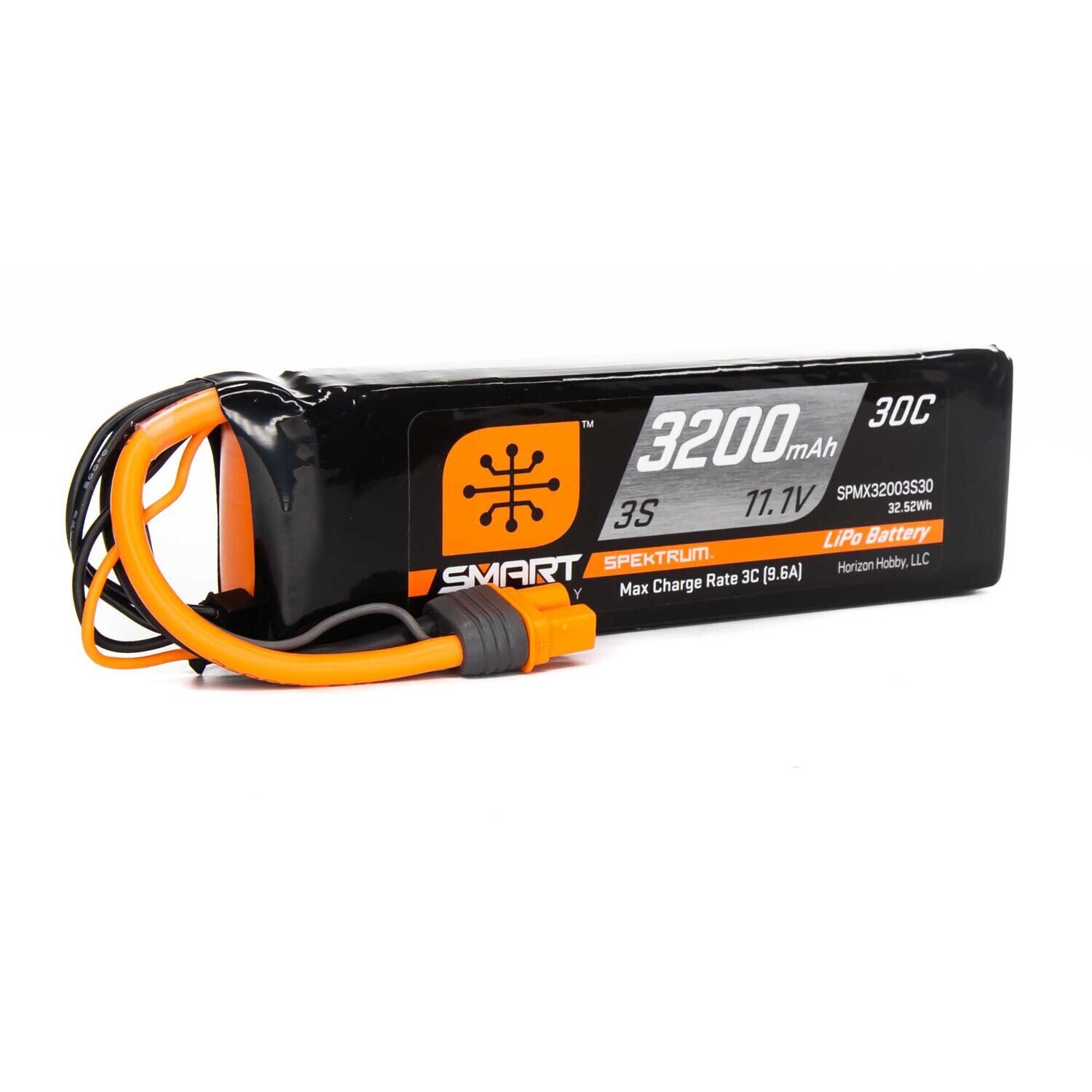 SPMX32003S30  3200mAh 3S 11.1V Smart LiPo 30C; IC3