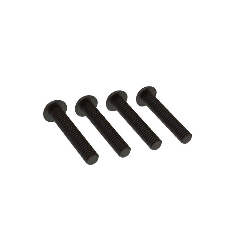 ARA721422  Button Head Hex Machine Screw M4x22mm (4)