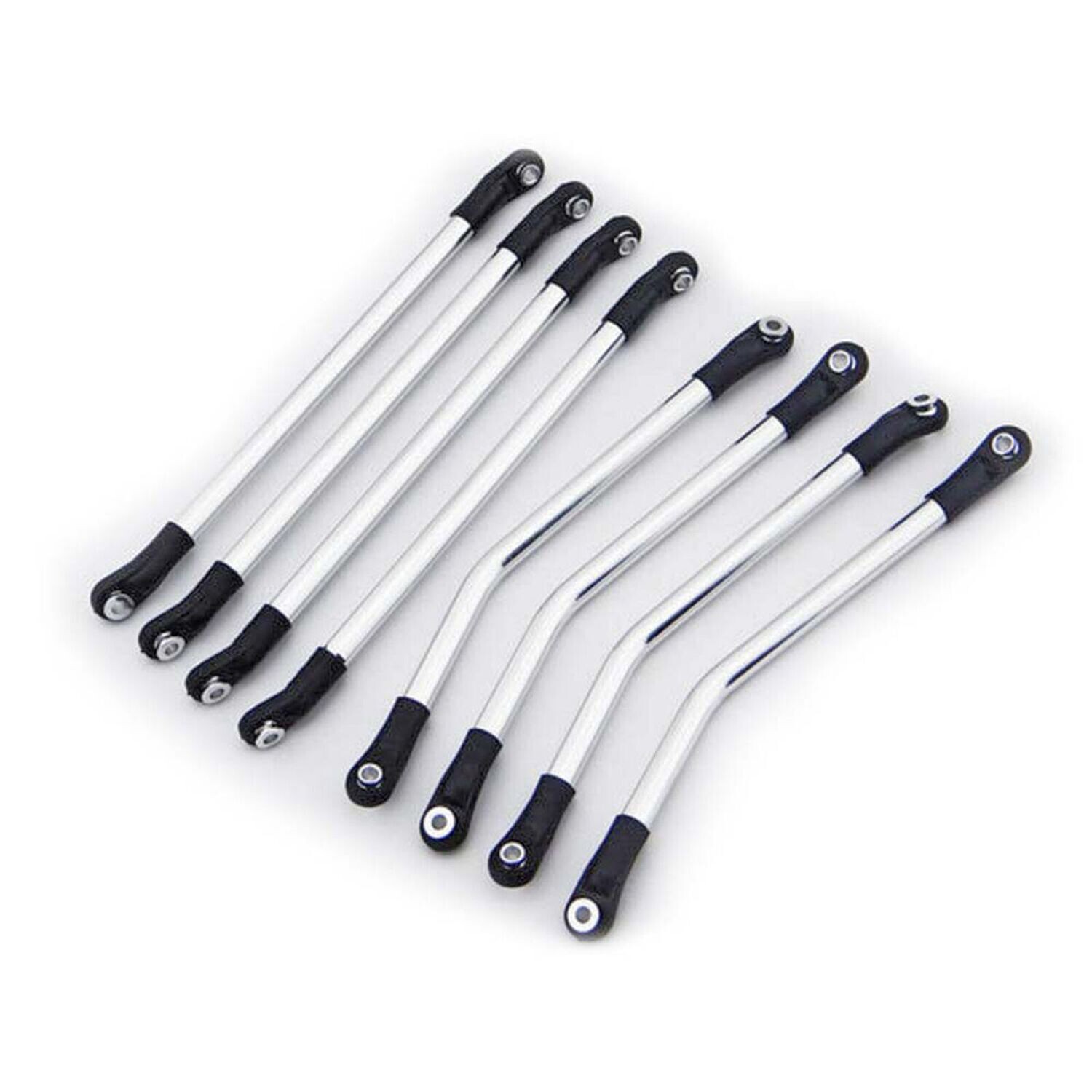 HRARCS8000P08 Aluminum Silver 4-Link Set:Wraith, Ax10 Ridgecrest