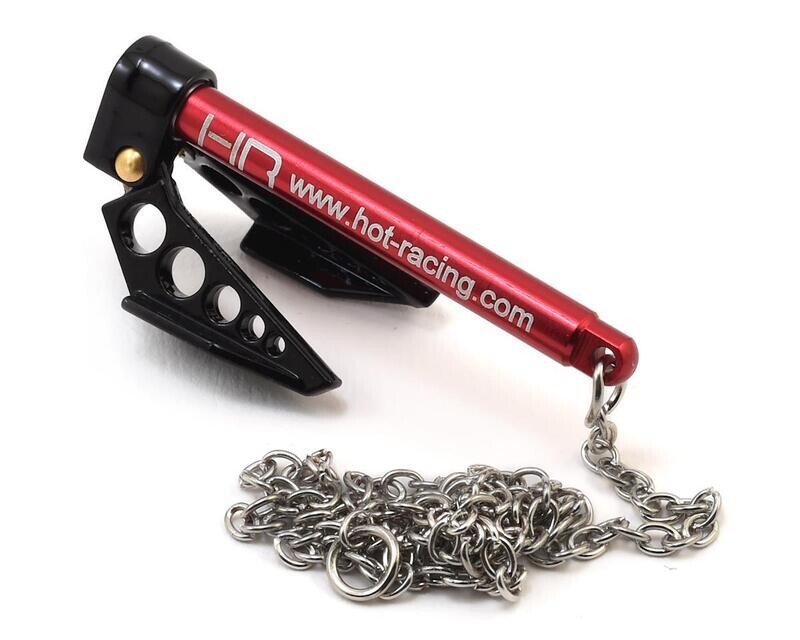HRAACC838F01  Hot Racing 1/10 Scale Portable Fold Up Winch Anchor (Black/Red)