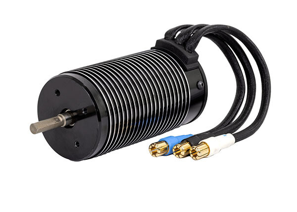 3483 - Motor, 2000Kv 77mm, brushless (with 6.5mm gold-plated connectors &amp; high-efficiency heatsink)