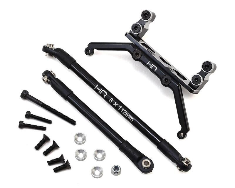 HRASCXT24AM01  Hot Racing Axial SCX10 II AR44 Aluminum Servo On Axle SOA Mount (Black)