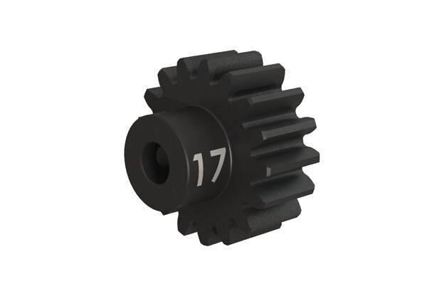 3947X Gear, 17-T pinion (32-p), heavy duty (machined, hardened steel) (fits 3mm shaft)/ set screw