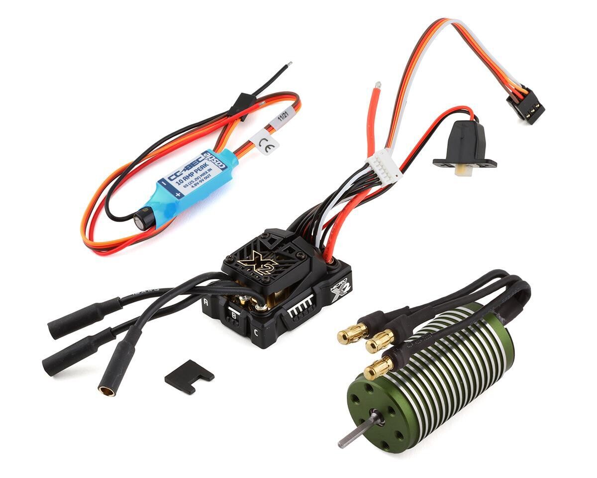 CSE010-0169-02 Castle Creations Mamba Micro X2 Waterproof 1/18th Scale Brushless Combo (5300Kv) w/CSE010-0004-00 10A BEC