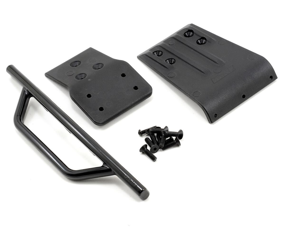 RPM80022 RPM Traxxas Slash 4x4 Front Bumper &amp; Skid Plate (Black)