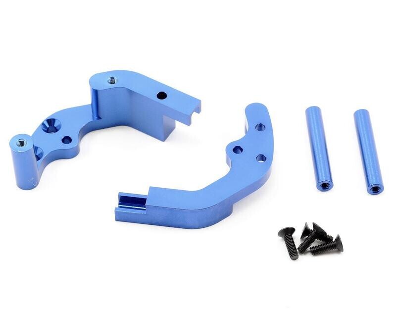 SPTST3677B Traxxas 2WD  Aluminum Rear Motor Guard (Blue)