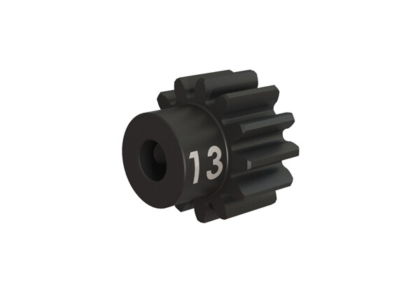 3943X  Gear, 13-T pinion (32-p), heavy duty (machined, hardened steel) (fits 3mm shaft)/ set screw