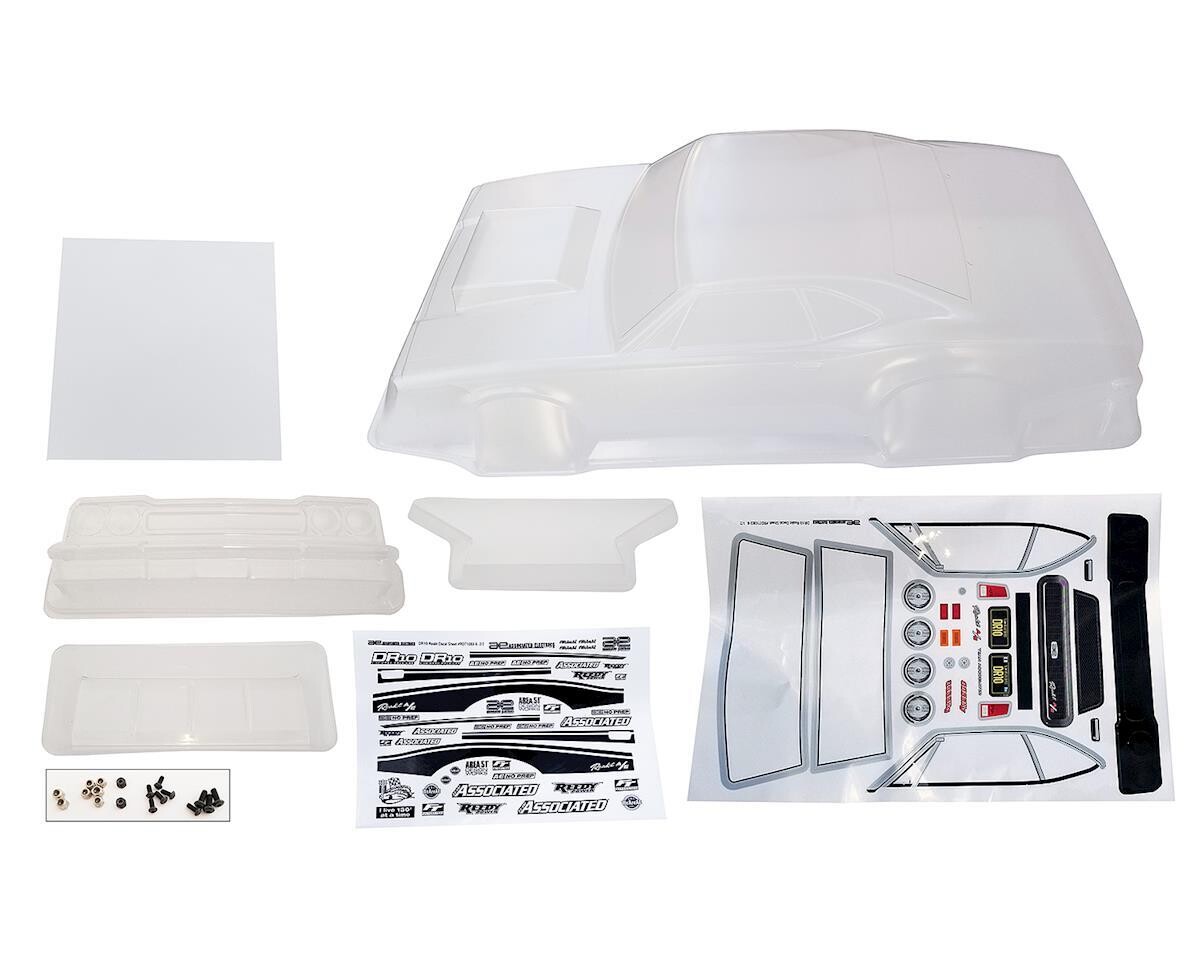 ASC71082 Team Associated DR10 Reakt Drag Race Body (Clear)