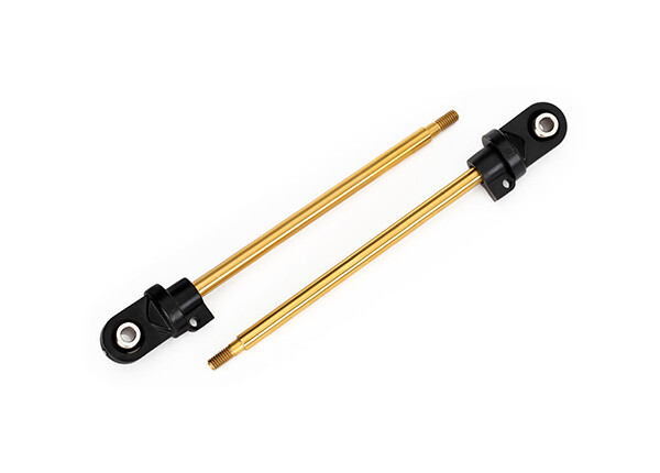 7763T Shaft, GTX shock, TiN-coated (2) (assembled with rod ends and steel hollow balls)