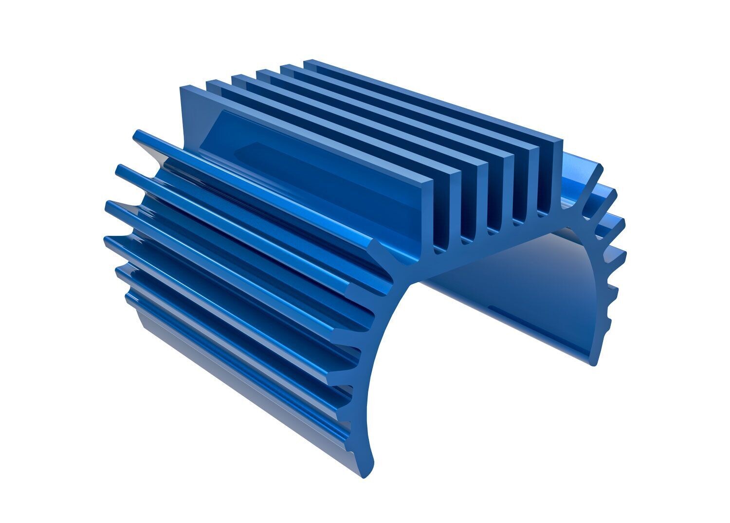 9793-BLUE Heat sink, Titan 87T motor (6061-T6 aluminum, blue-anodized)