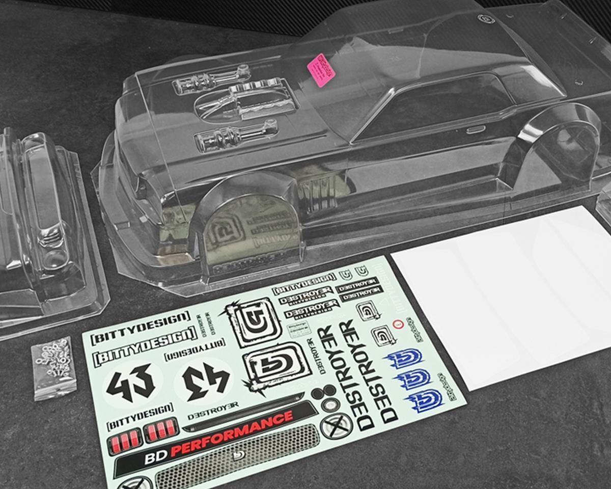 BDYMC7-DSTY Bittydesign Destroyer 1/7 Supercar Body (Clear) (Arrma Infraction/Limitless)