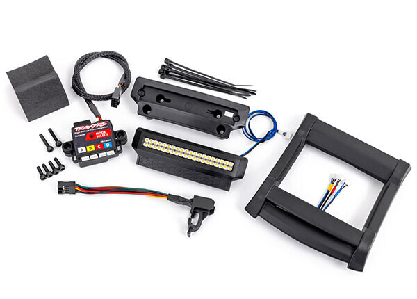 9690 - LED light set, Sledge, complete (includes body bumper with LED lights, roof skid plate with LED lights, #6590 high-voltage power amplifier)