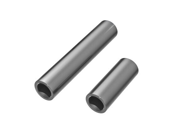 9752-GRAY Driveshafts, center, female, 6061-T6 aluminum (dark titanium-anodized) (front &amp; rear) (for use with #9751 metal center driveshafts)