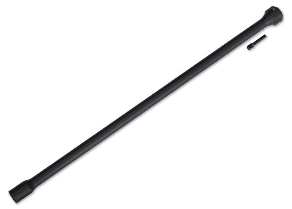 7455  Driveshaft, center, plastic (black)/ screw pin