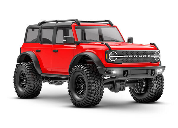 97074-1-RED  TRX-4M Bronco 1/18 Scale 4X4 Trail Truck, Fully-Assembled, Ready-To-Drive, Ready-To-Drive, with TQ 2.4GHz 2-channel Transmitter, and ECM-2.5 Waterproof Electronics