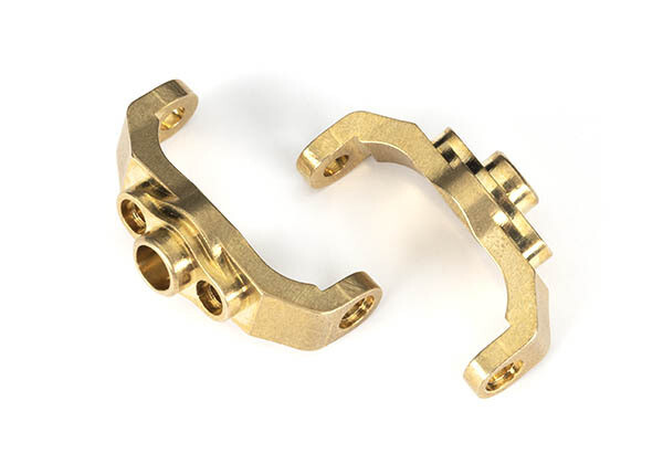 9733 Caster blocks, brass (4 grams each) (left &amp; right)