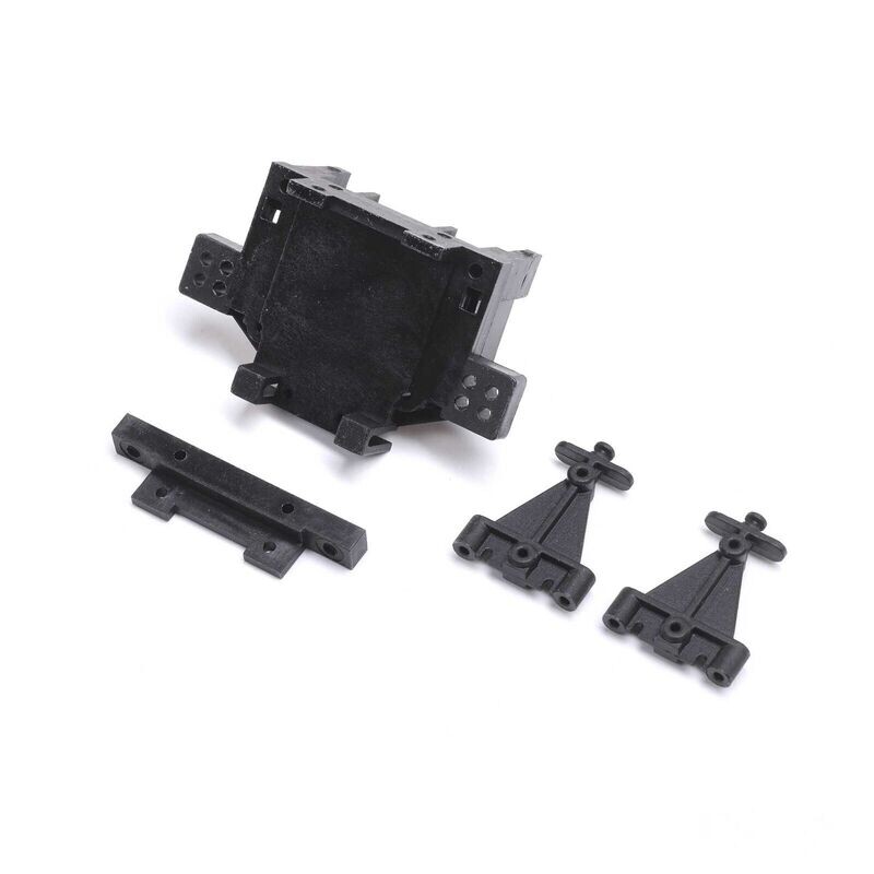 LOS211028 Rear Bulkhead, Toe Block, Link Mount: Mini JRX2