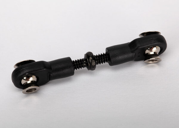 6846 Linkage, steering (3x20mm turnbuckle)/ rod ends/ hollow balls, fits 4x4 Slash, Rally, Rustler, Stampede and Hoss