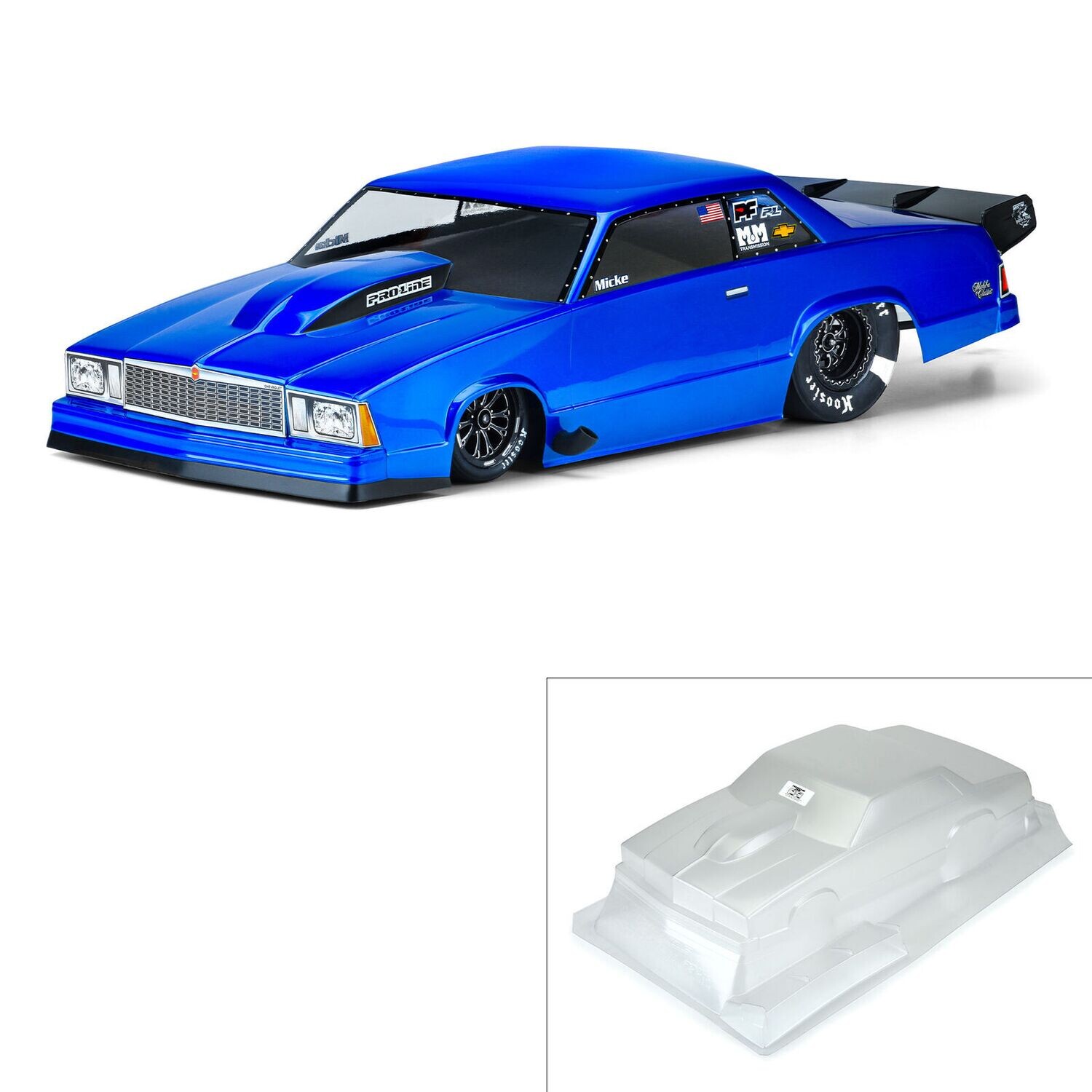 PRO354900 1/10 1978 Chevrolet Malibu Clear Body: Drag Car
