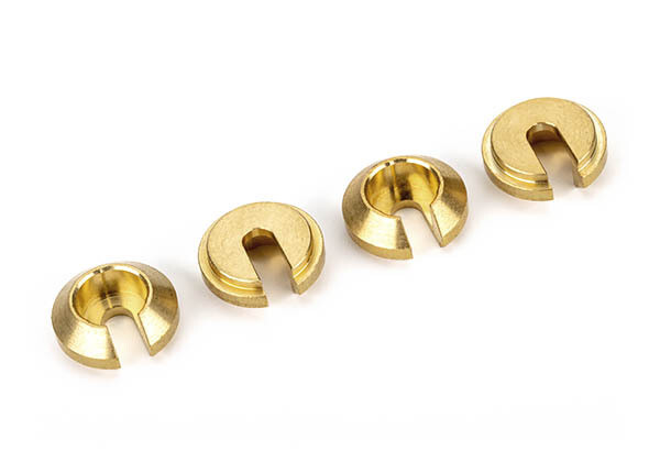 9761A Lower retainer, shock, brass (1 gram each) (4)