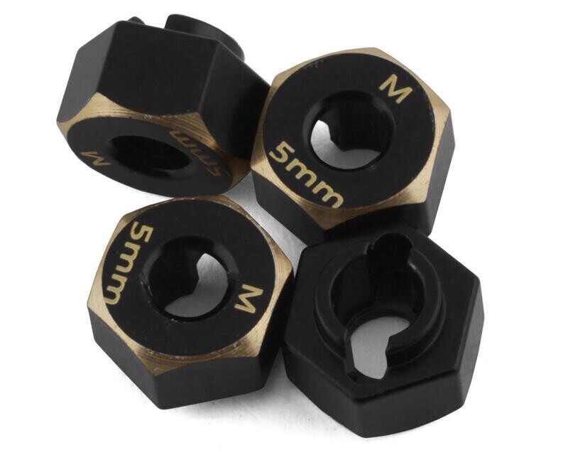 SAMTRX4M-4063-5 Samix TRX-4M Brass Hex Adapter (5mm)