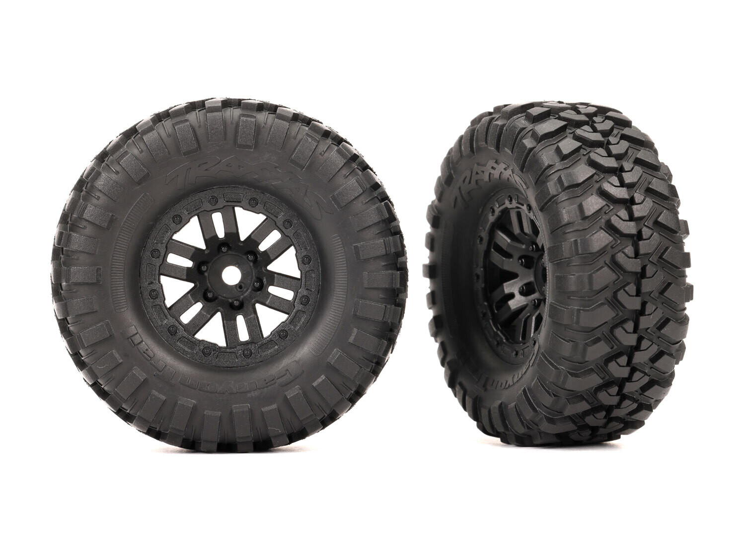 9773 Tires &amp; wheels, assembled (black 1.0&quot; wheels, Canyon Trail 2.2x1.0&quot; tires) (2)