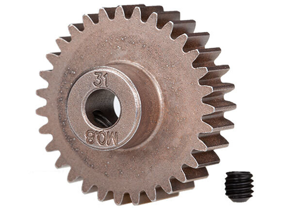 5638 Gear, 31-T pinion (0.8 metric pitch, compatible with 32-pitch) (fits 5mm shaft)/ set screw