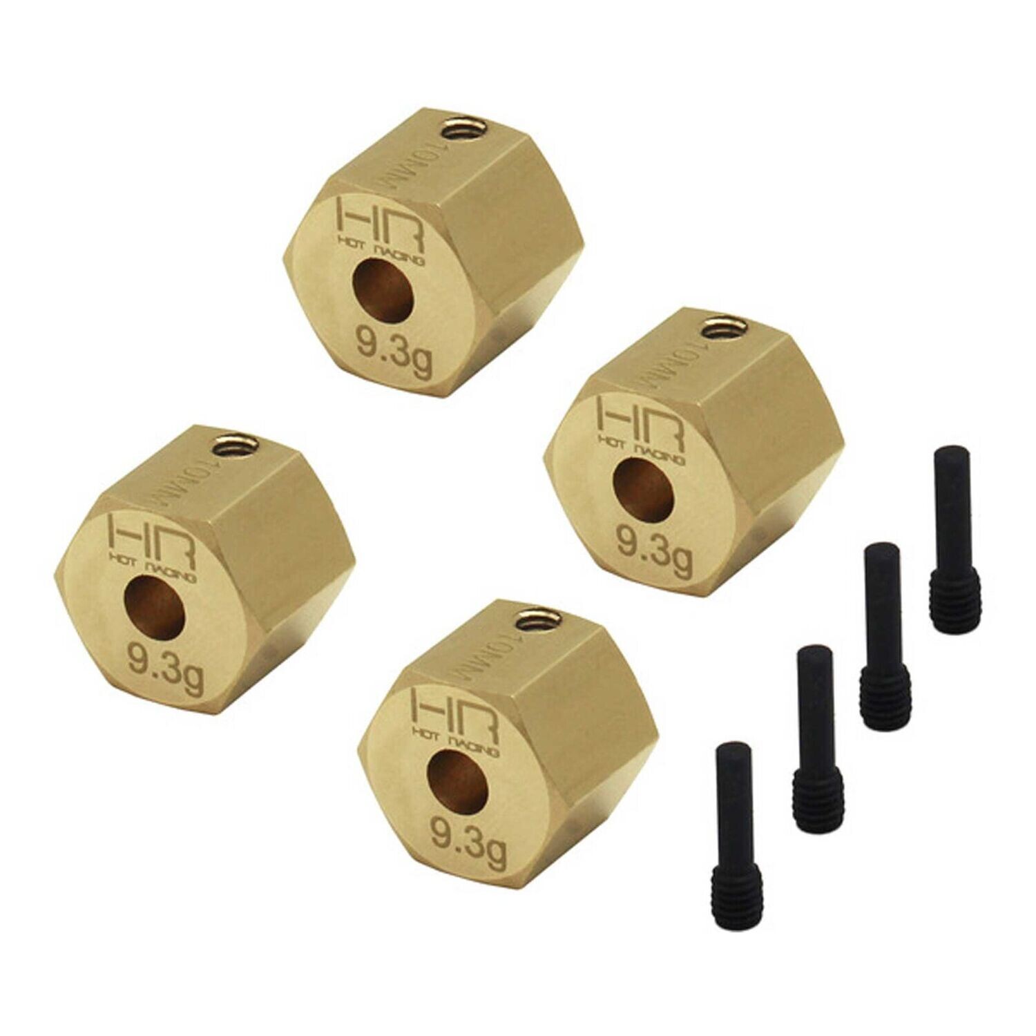 HRAUTBM10H10 9.3 g Brass 10mm Wheels Hub 12mm Hex: Axial UTB18