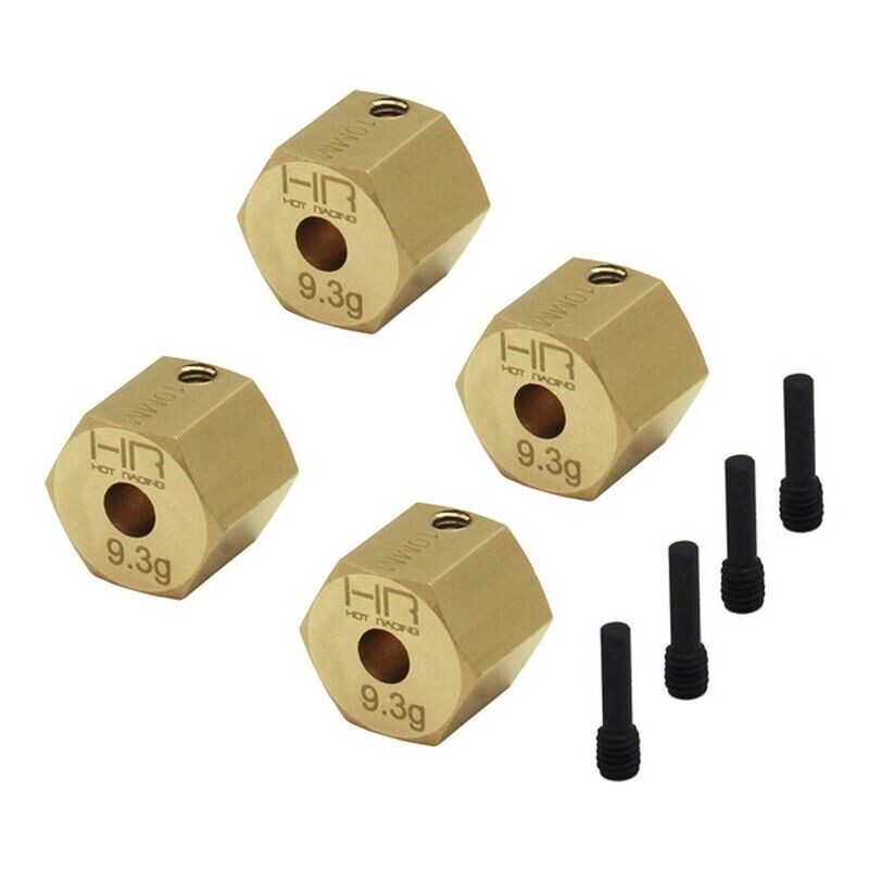 HRAUTBM10H10 9.3 g Brass 10mm Wheels Hub 12mm Hex: Axial UTB18