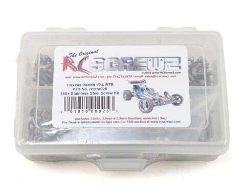 RCZTRA025 RC Screwz Traxxas Bandit VXL Stainless Screw Kit