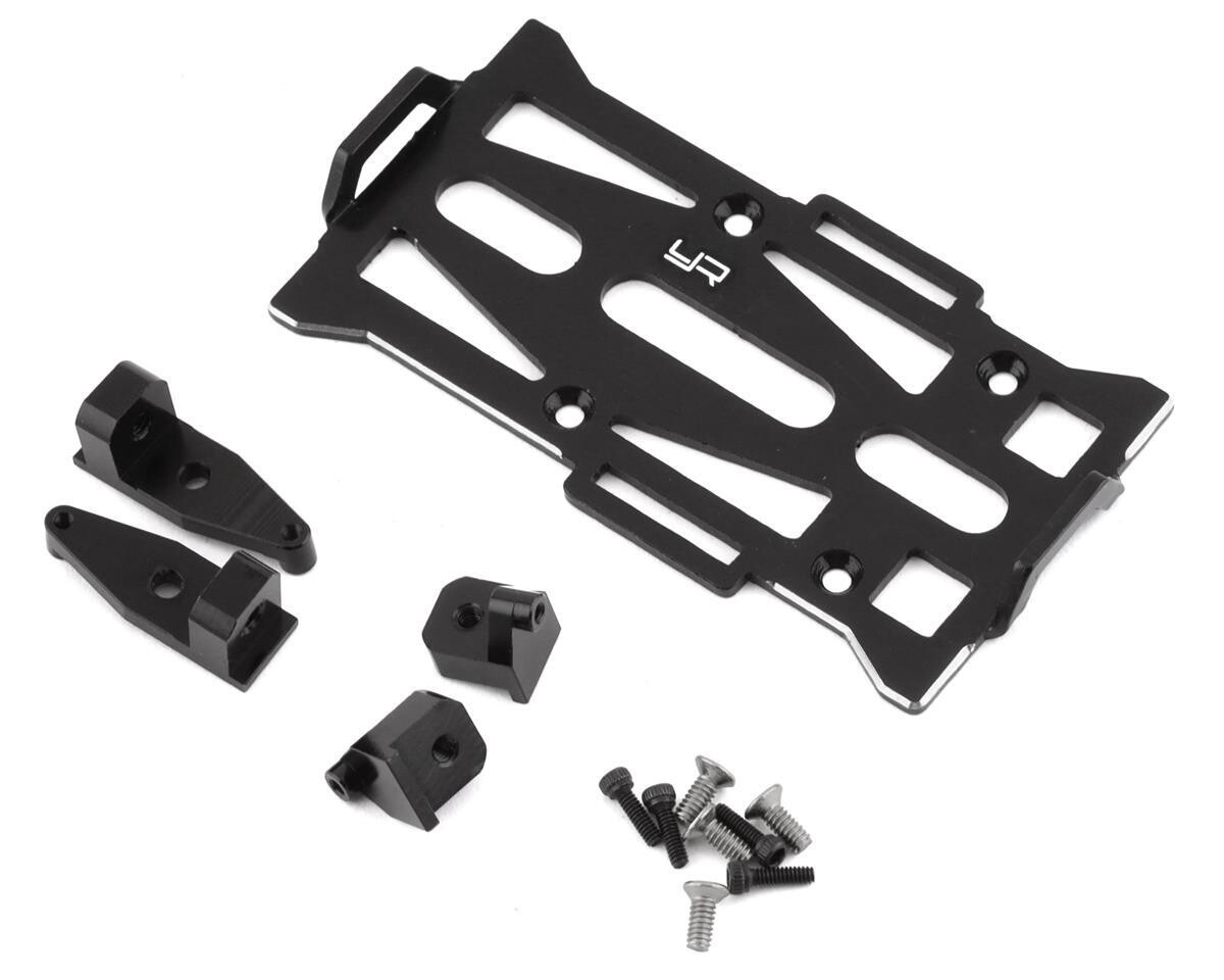 YEA-AXSC-048 Yeah Racing Axial SCX24 Aluminum Battery Tray Set (Black)