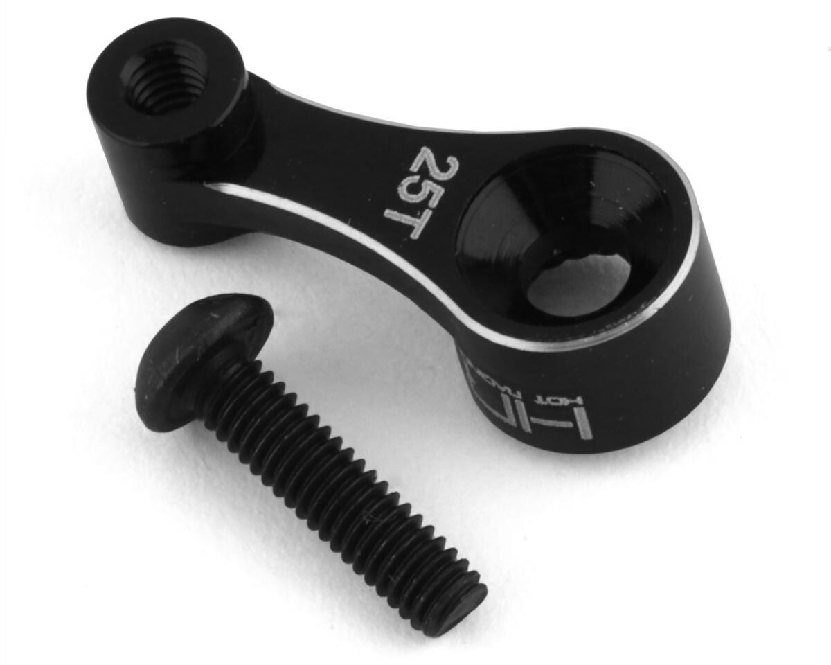 HRATRXM25SH01 Hot Racing Traxxas TRX-4M Aluminum Servo Horn (Black) (25T)