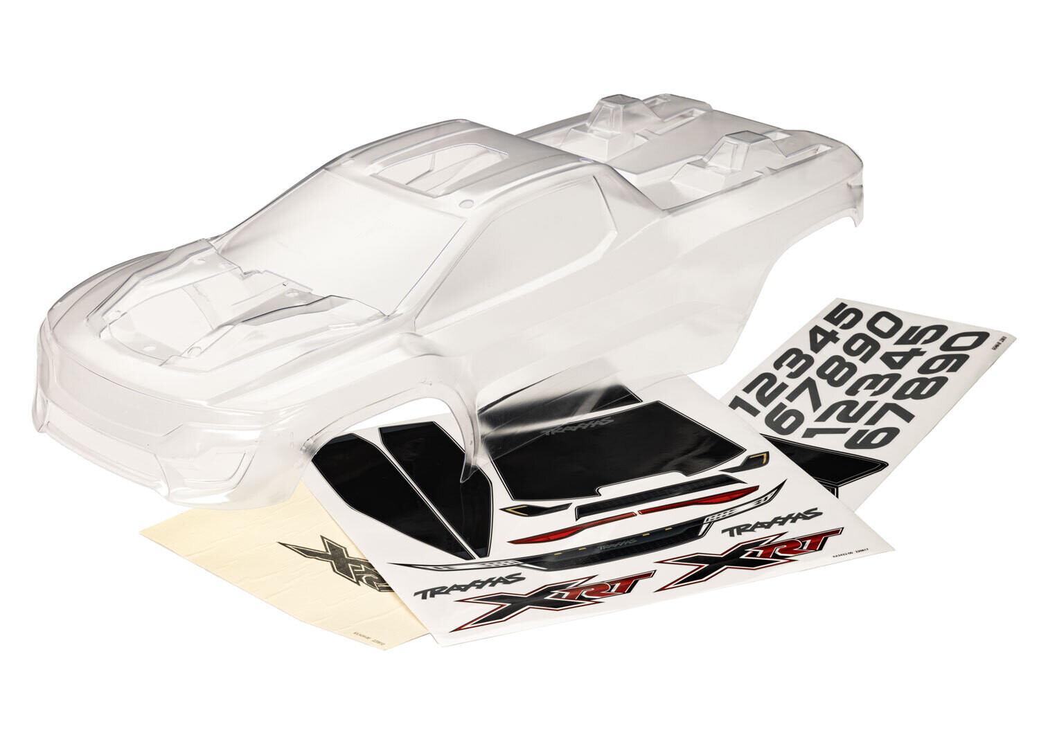 7812 Body, XRT (clear, requires painting)/ window masks/ decal sheet