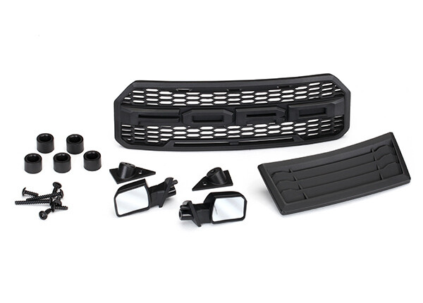 5828 Body accessories kit, 2017 Ford Raptor (includes grille, hood insert, side mirrors, &amp; mounting hardware)