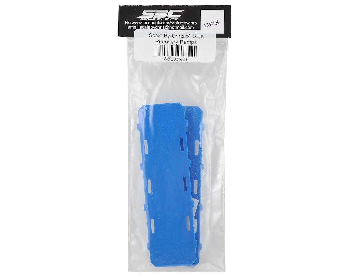 SBC035RB Scale By Chris 5&quot; Recovery Ramps (Blue)