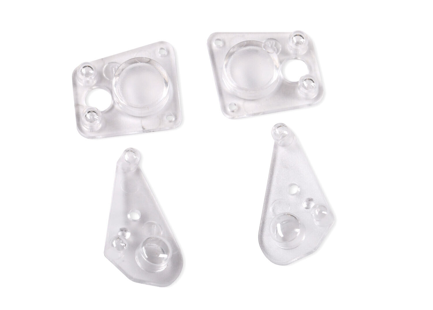 9719 LED lenses, headlight (2), tail light (2) (fits #9712 body)