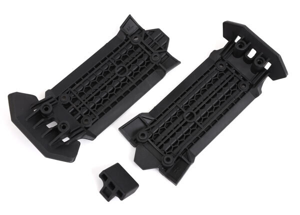 7844 Skid plate, front (1), rear (1)/ rubber impact cushion (1)