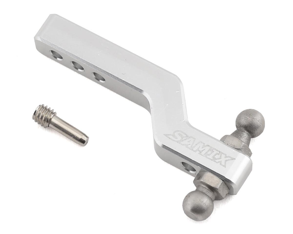 SAMTRX4-6057-S Samix TRX-4 Aluminum Drop Hitch Receiver (Silver)