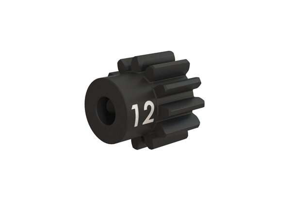 3942X Gear, 12-T pinion (32-p), heavy duty (machined, hardened steel) (fits 3mm shaft)/ set screw
