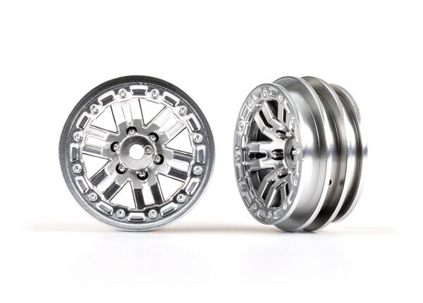 9768-SATIN Wheels, 1.0&quot; (satin chrome) (2)