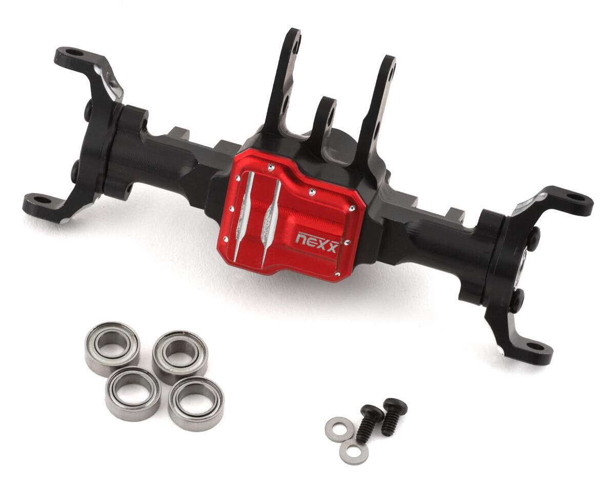 NX-381-BL NEXX Racing TRX-4M Aluminum Front Axle Housing (Black)