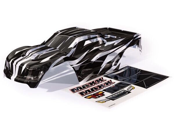 8918X Body, Maxx®, ProGraphix (graphics are printed, requires paint &amp; final color application)/ decal sheet (fits Maxx with extended chassis (352mm wheelbase))