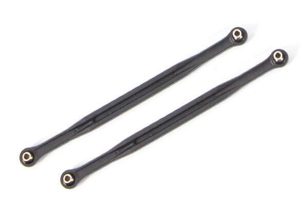 7897 Toe links, 202.5mm (187.5mm center to center) (black) (2) (for use with #7895 X-Maxx WideMaxx suspension kit)