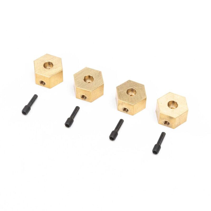 AXI312005 Hex Hubs, Brass (7g): UTB18 (4)