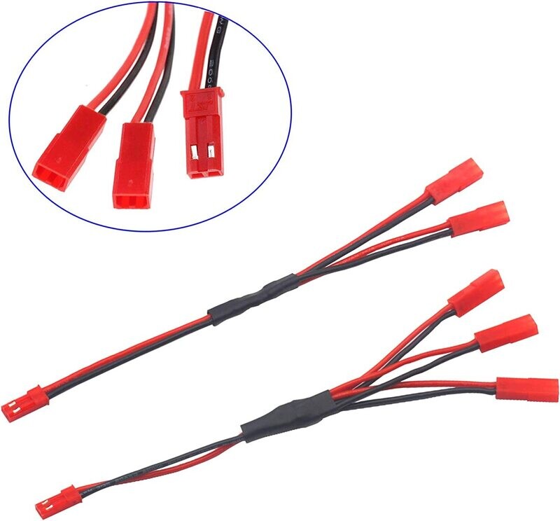 TSRC0046 JST FEMALE TO TRIPLE JST FEMALE Y HARNESS